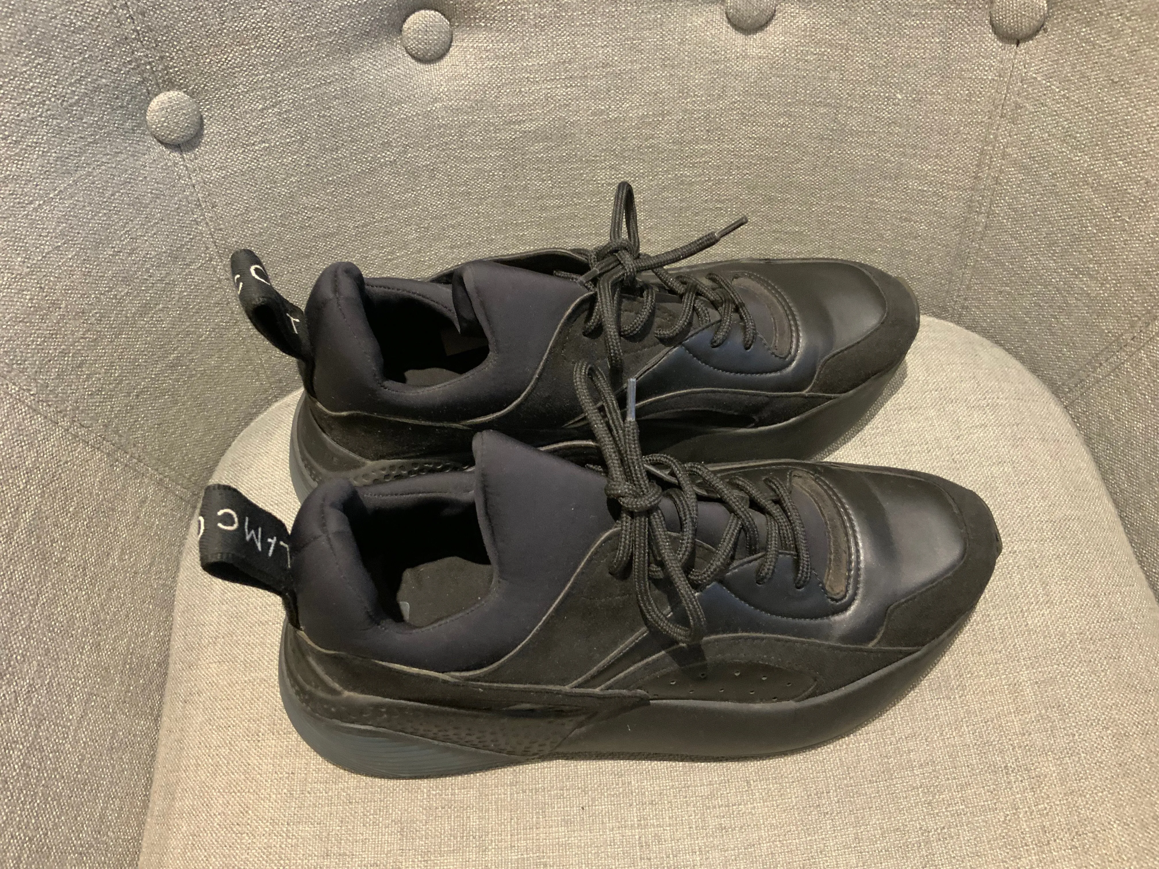 STELLA MCCARTNEY Eclypse Trainers Sneakers Sport Shoes Faux Leather Size 39 ladies