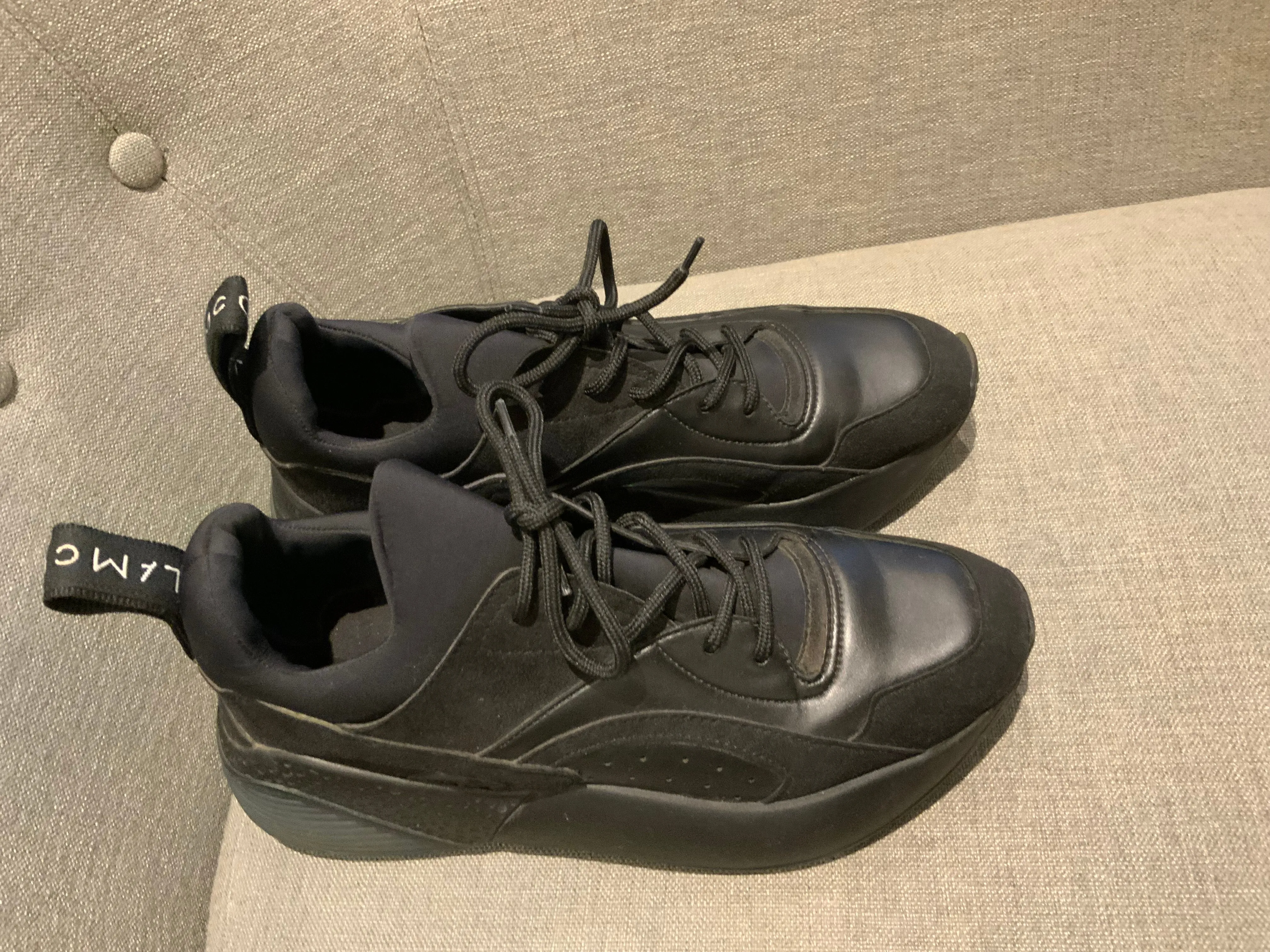 STELLA MCCARTNEY Eclypse Trainers Sneakers Sport Shoes Faux Leather Size 39 ladies