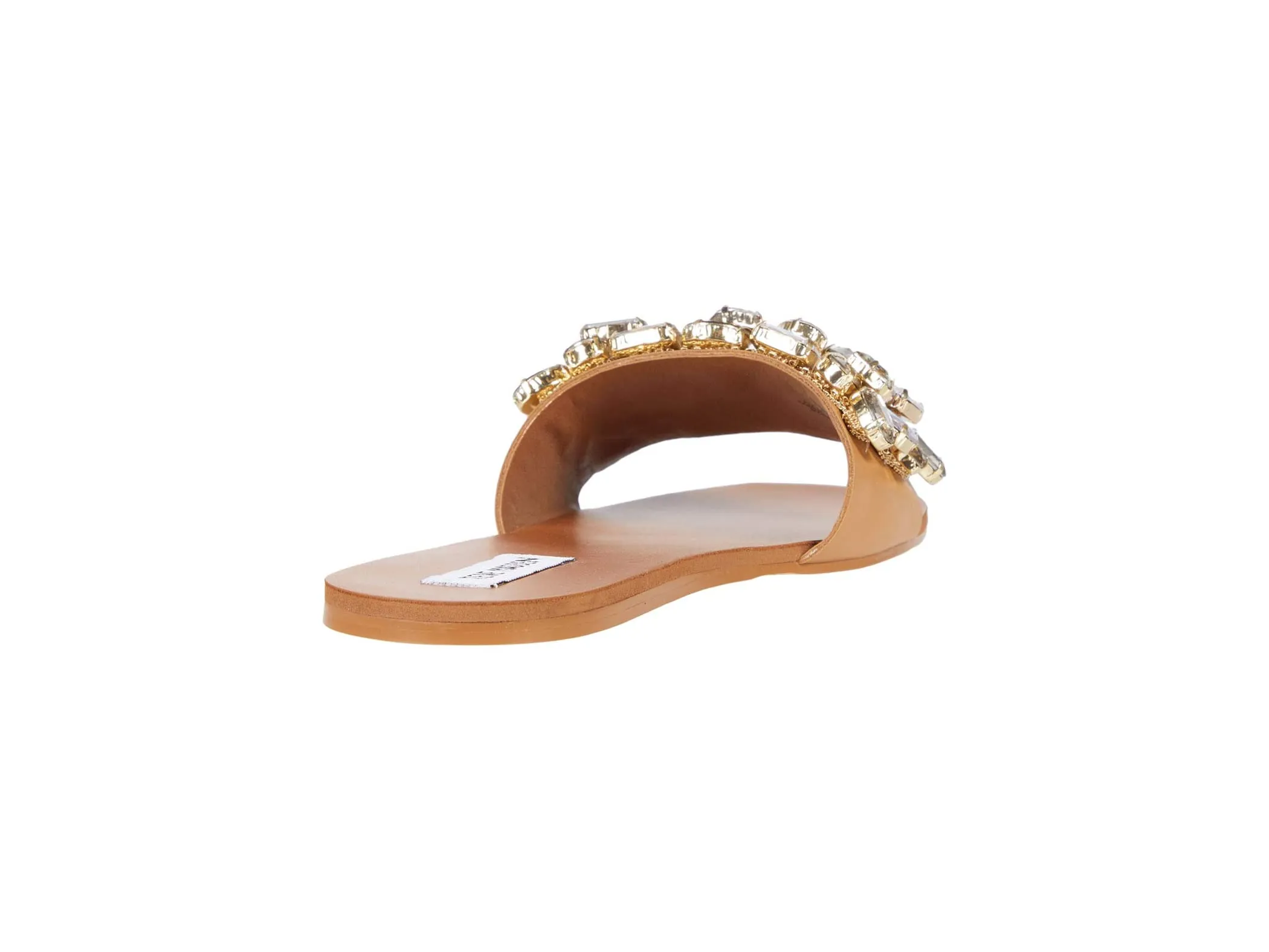 Steve Madden Women's BRIONNA Jeweled Embellished Sandals RHINESTONE (7.5, RHINESTONE)