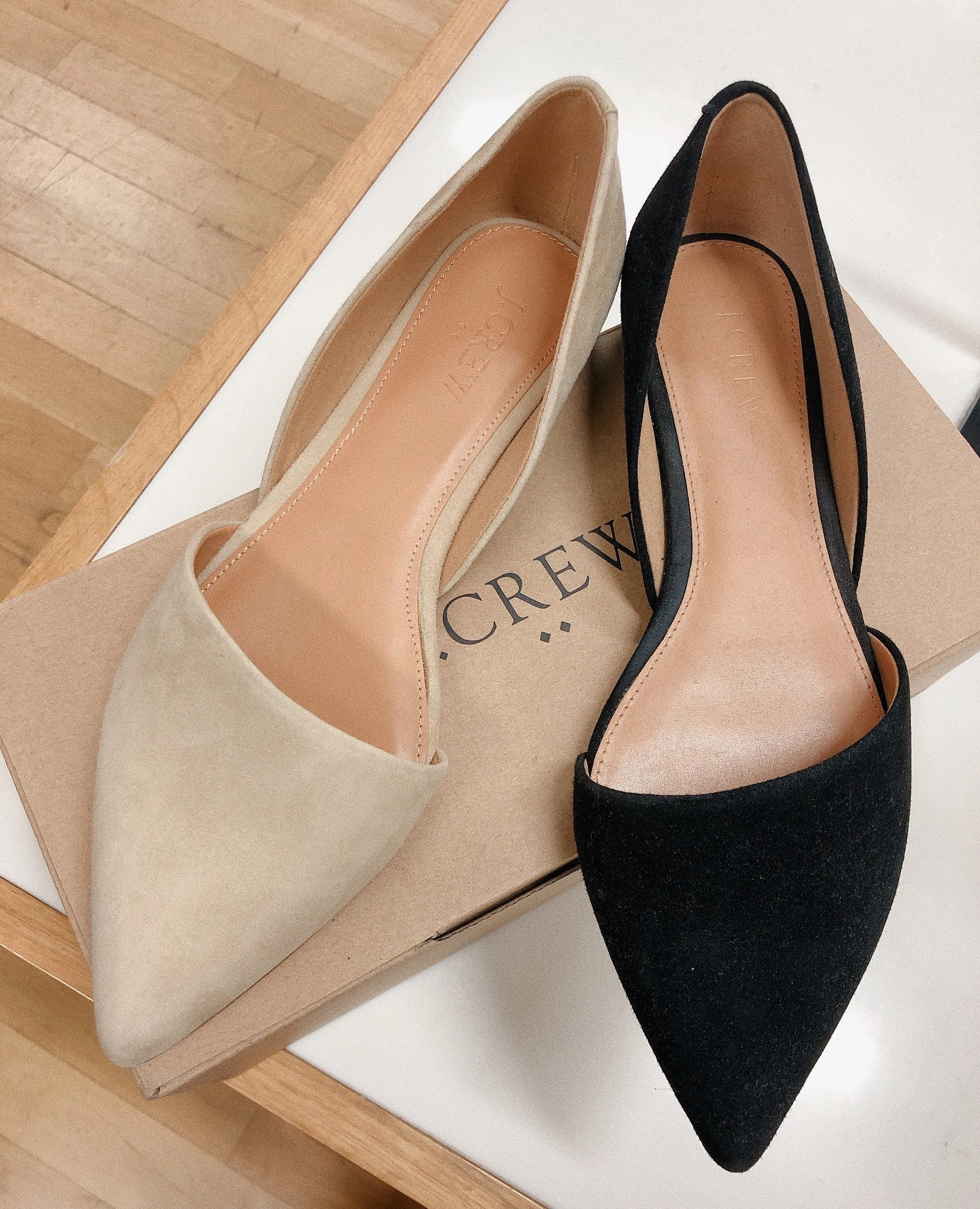 Suede Flats