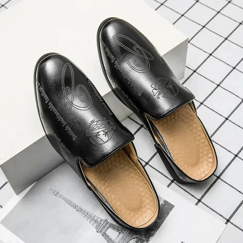 The Napul - Italian Style  Mules for men /Backless/Loafers half shoes