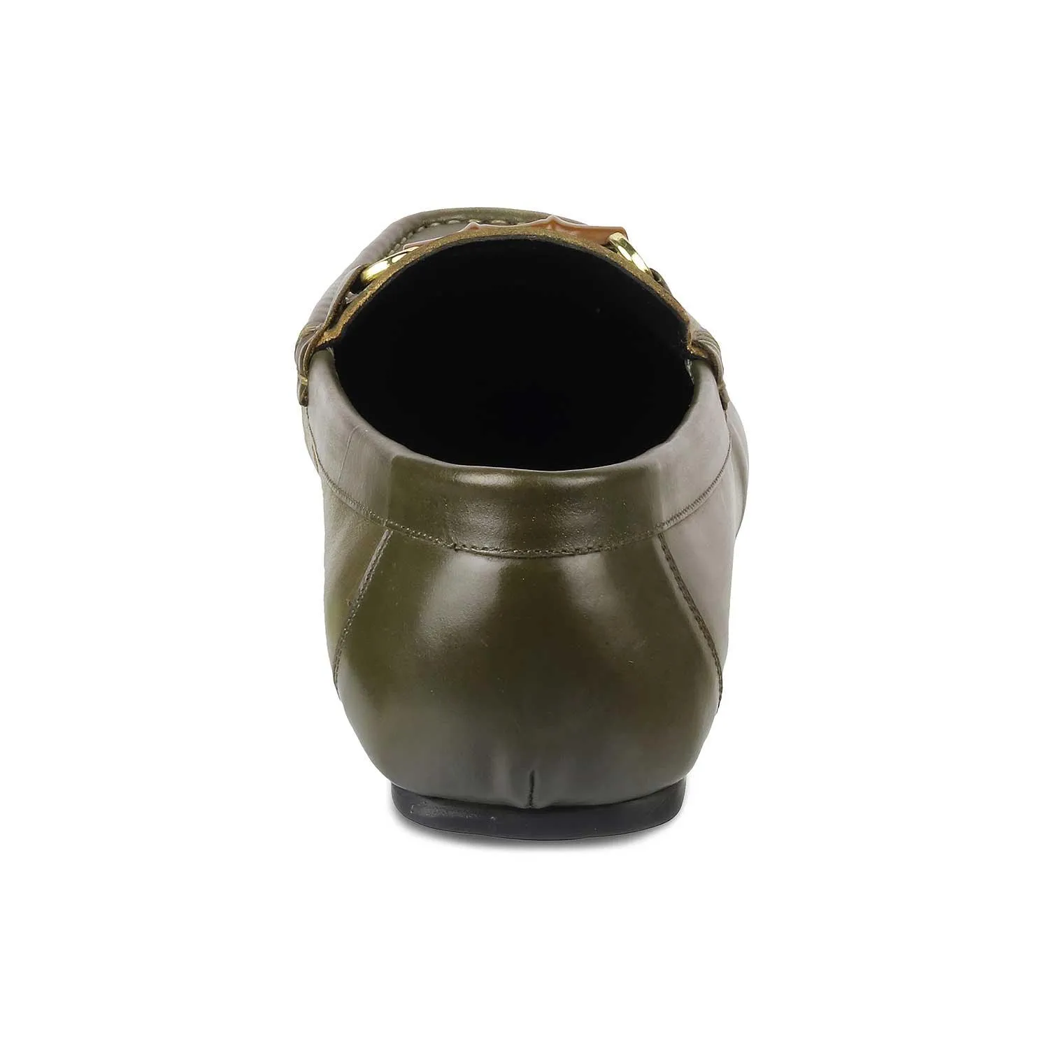The Porter-2 Green Men's Leather Loafers Tresmode