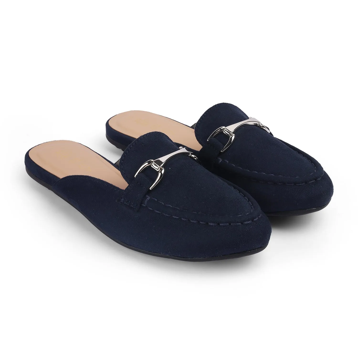 Tresmode Aflip Blue Women's Dress Mules