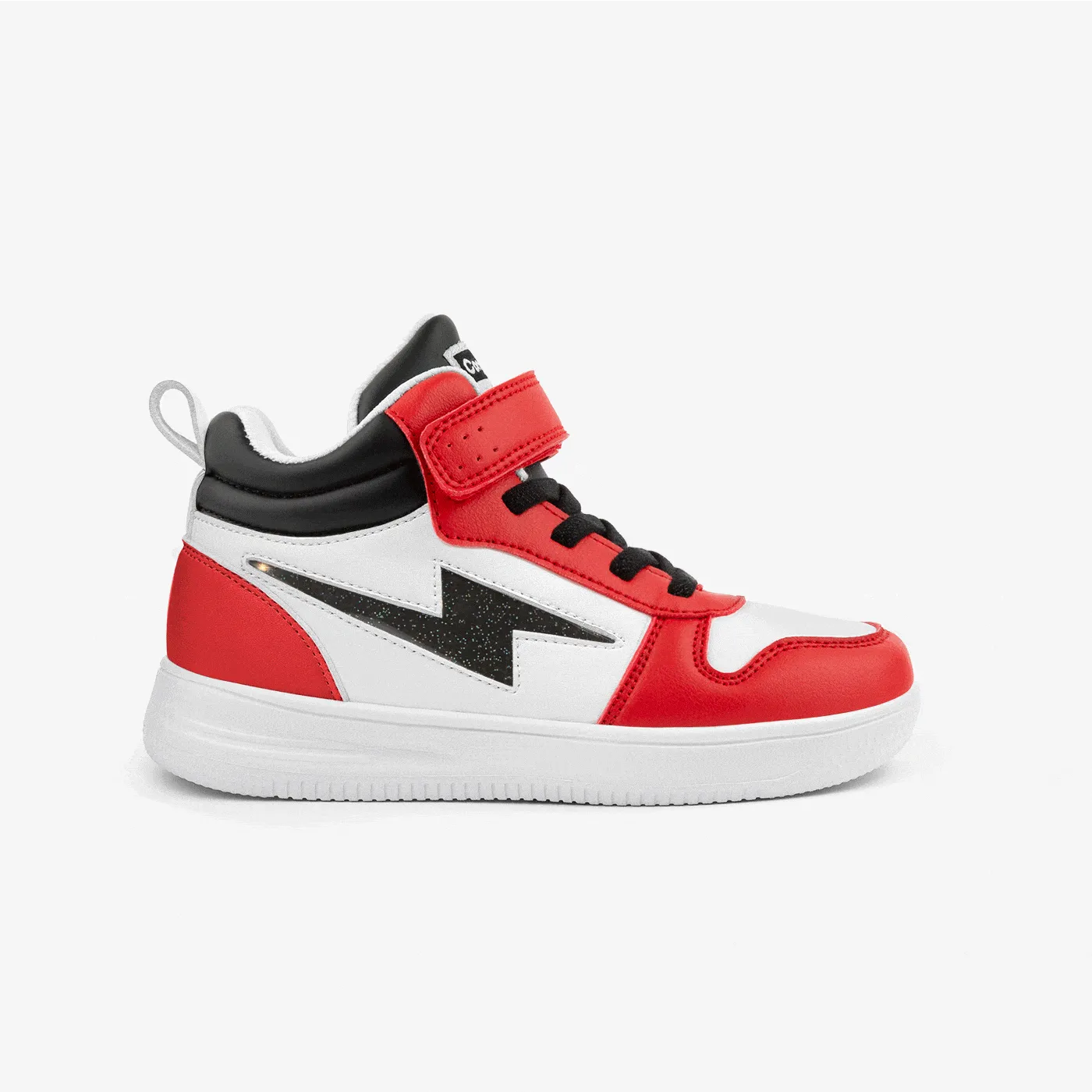 Unisex Red With Lights Hi-Top Sneakers Napa