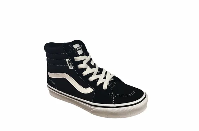 Vans scarpa sneakers da ragazzi Filmore HI VN0A5HZDIJU1 nero bianco
