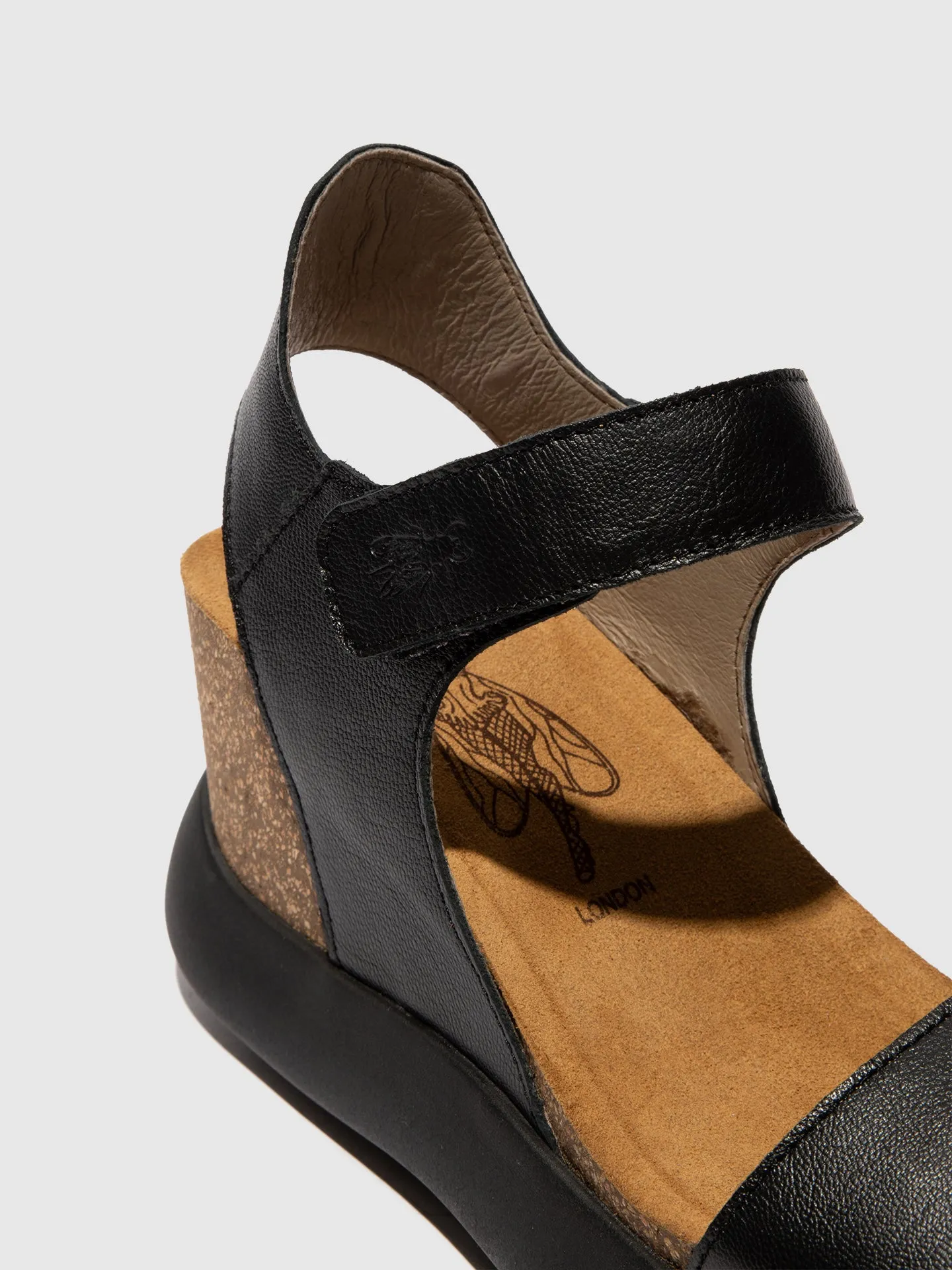 Velcro Sandals GOGO967FLY BLACK
