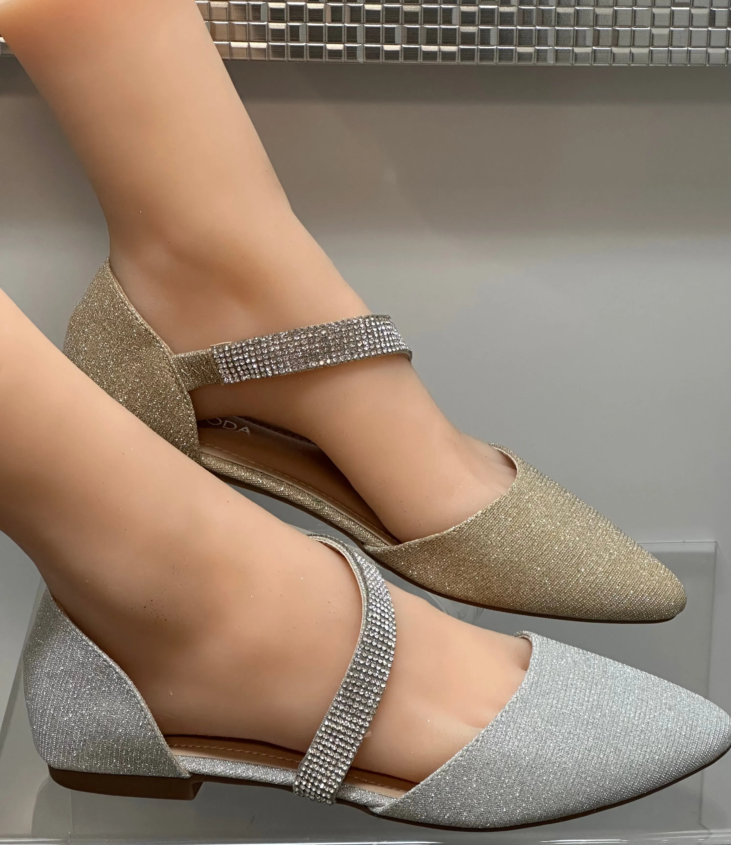 Women Flats/Silver-Lennon-5