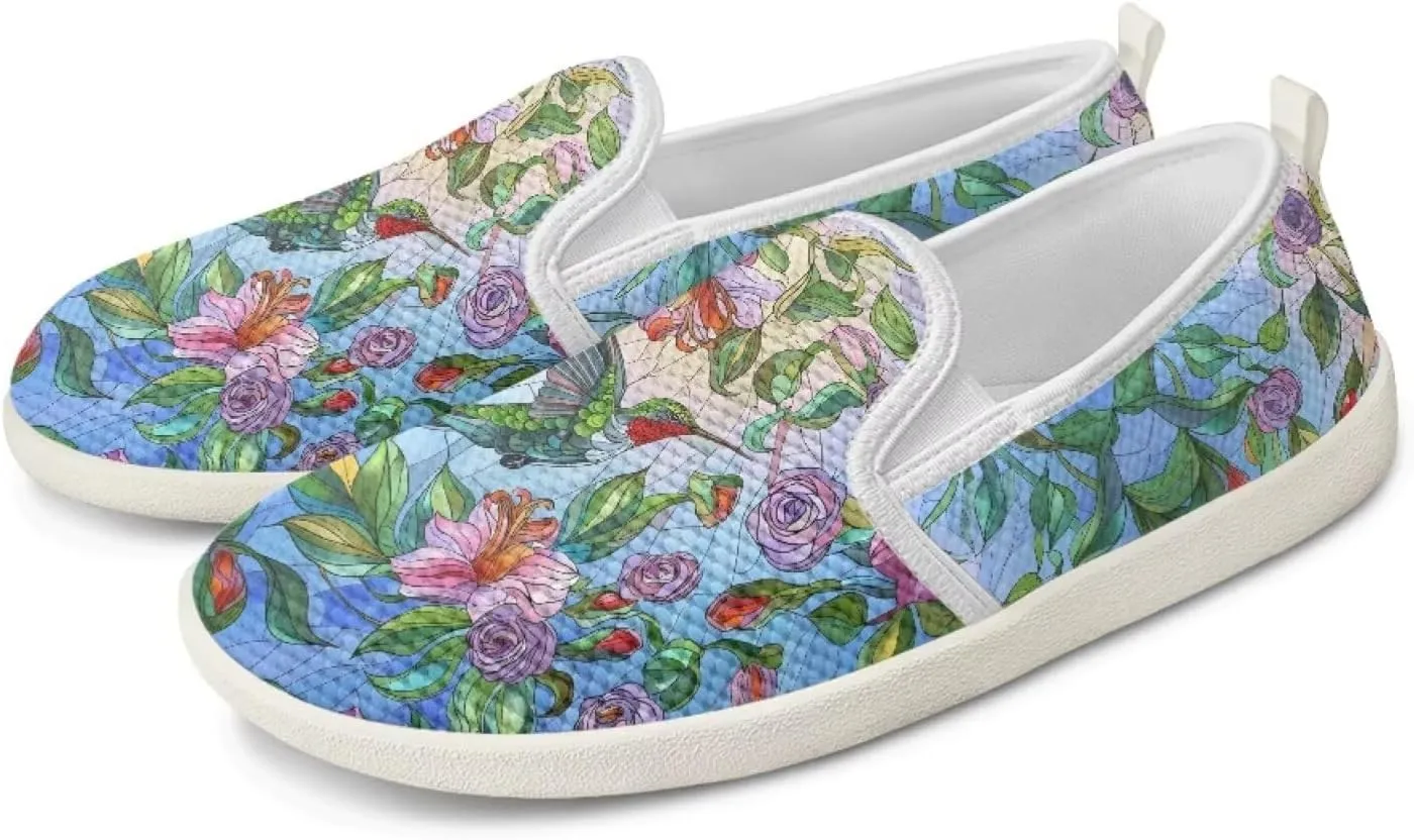 Women's Hummingbird Mesh Outdoor Flats Shoes Wedding Loafer Breathable Dress Work Business Shoes