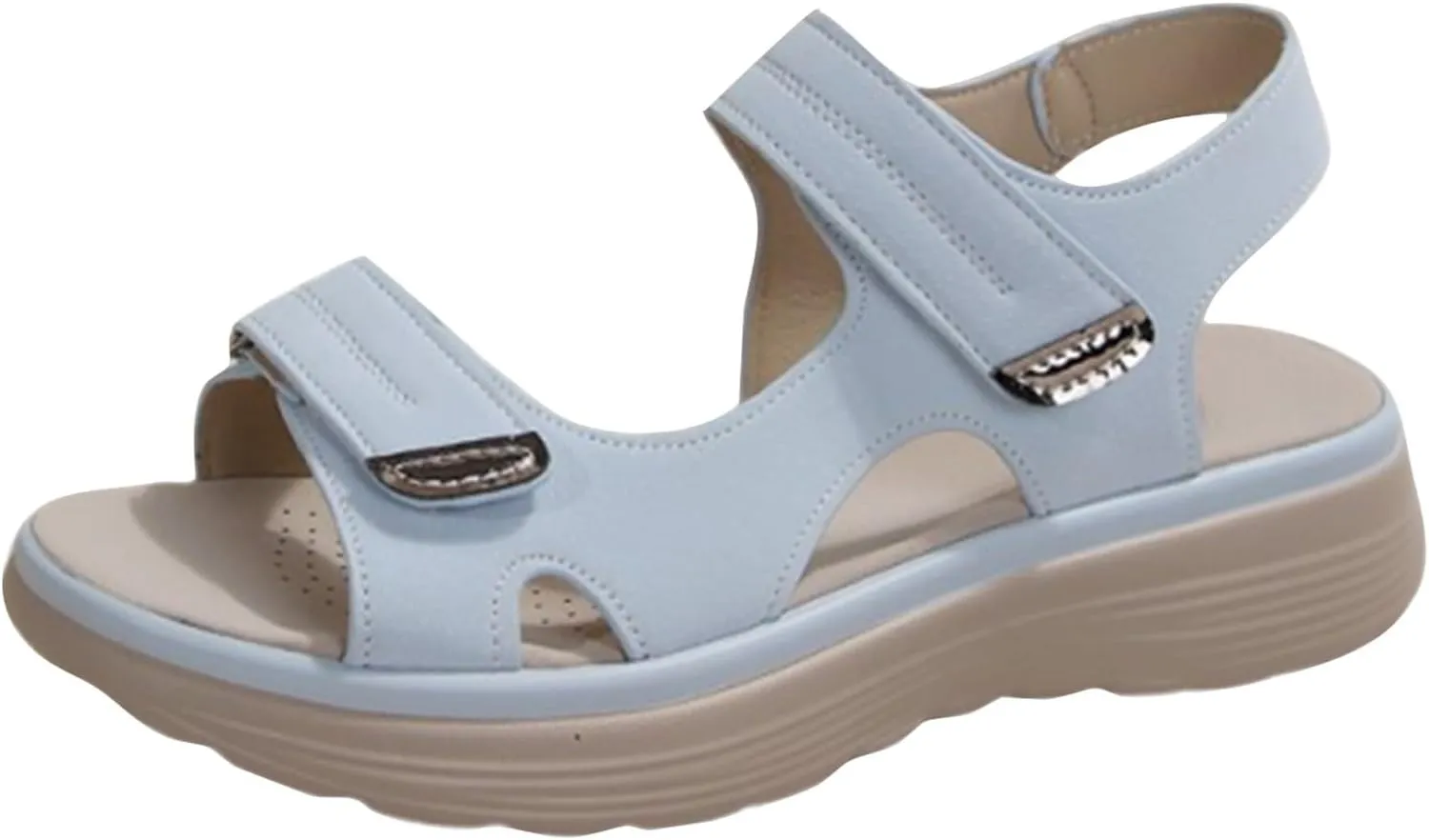 Womens sandals comfortable Summer Sport Sandals with Arch Support Comfortable Walking Ankle Strap Sandals