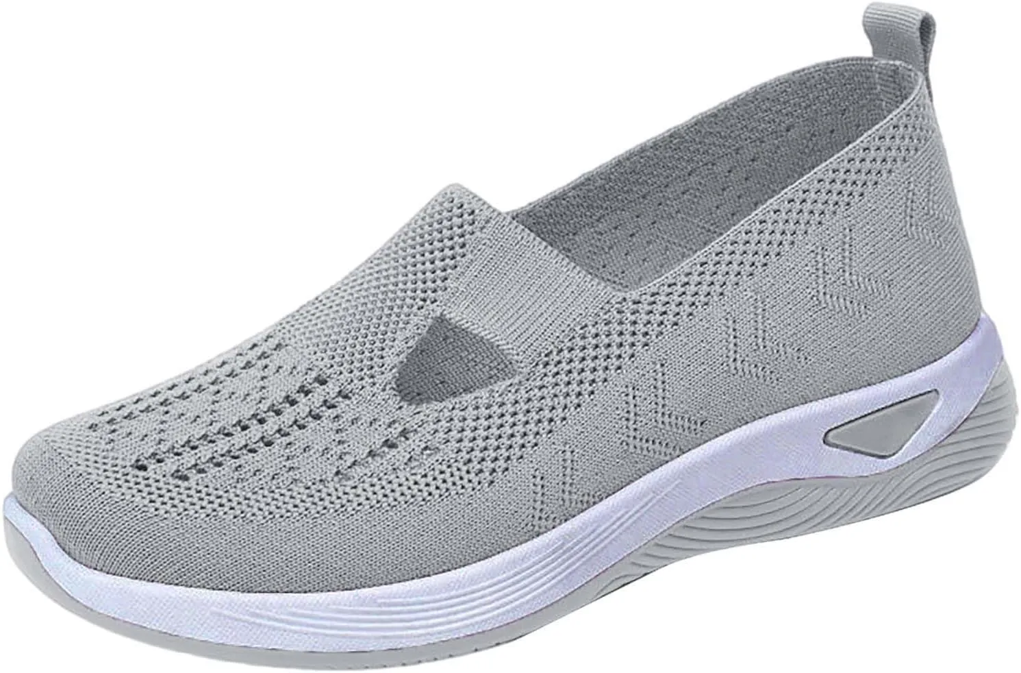 Women's Woven Orthopedic Breathable Soft Shoes Tennis Shoes Men Mesh Casual Shoes Trendy Women's Fashion Sneakers White Tennis Shoe Trainers Shoe