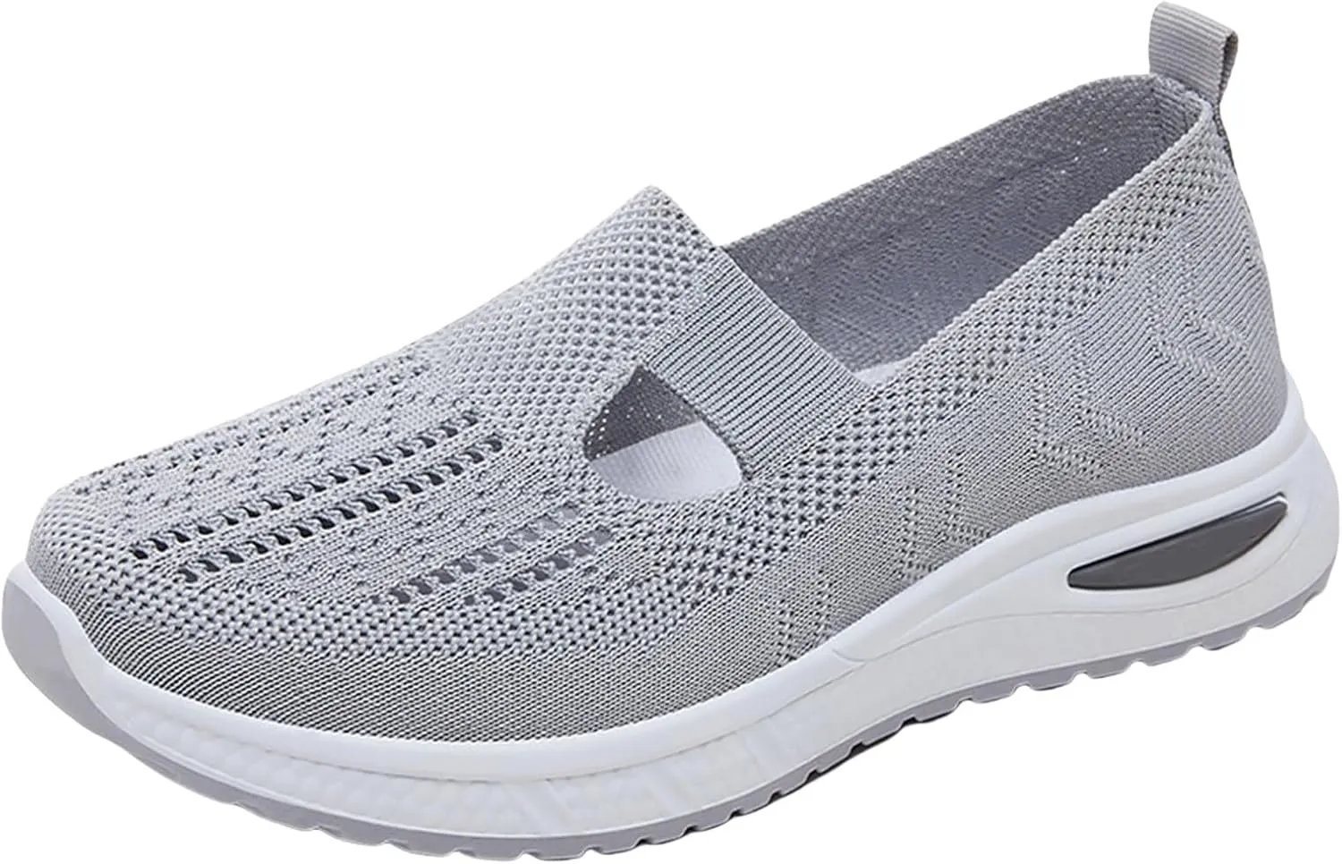 Women's Woven Orthopedic Breathable Soft Walking Tennis Shoes Womens Wide Feet Casual Work Shoes Walking Sneakers Slip On Tennis Shoe Trainers Shoe